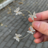 ACCESORIO OREJA MARIPOSA CON BRILLANTES